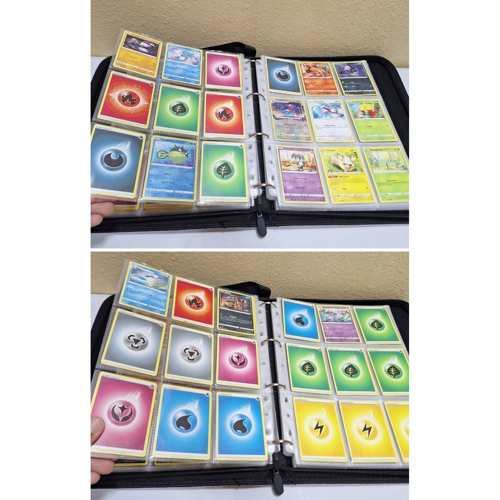 Pokemon TCG 340+ Card Collection Lot Pikachu Binder Holo Energy Starter Set